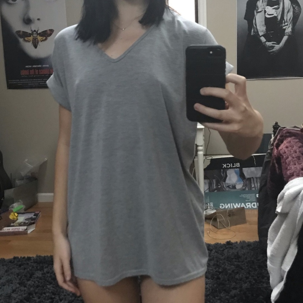 Oversized V-neck